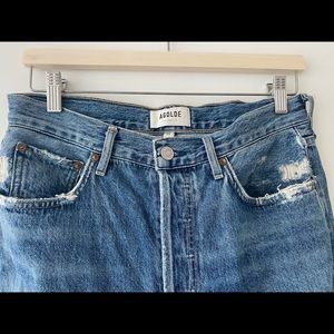 AGOLDE Riley Jeans in Frequency (Size 28)
